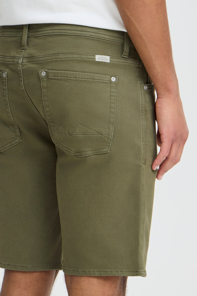Blend White Twister Denim Shorts
