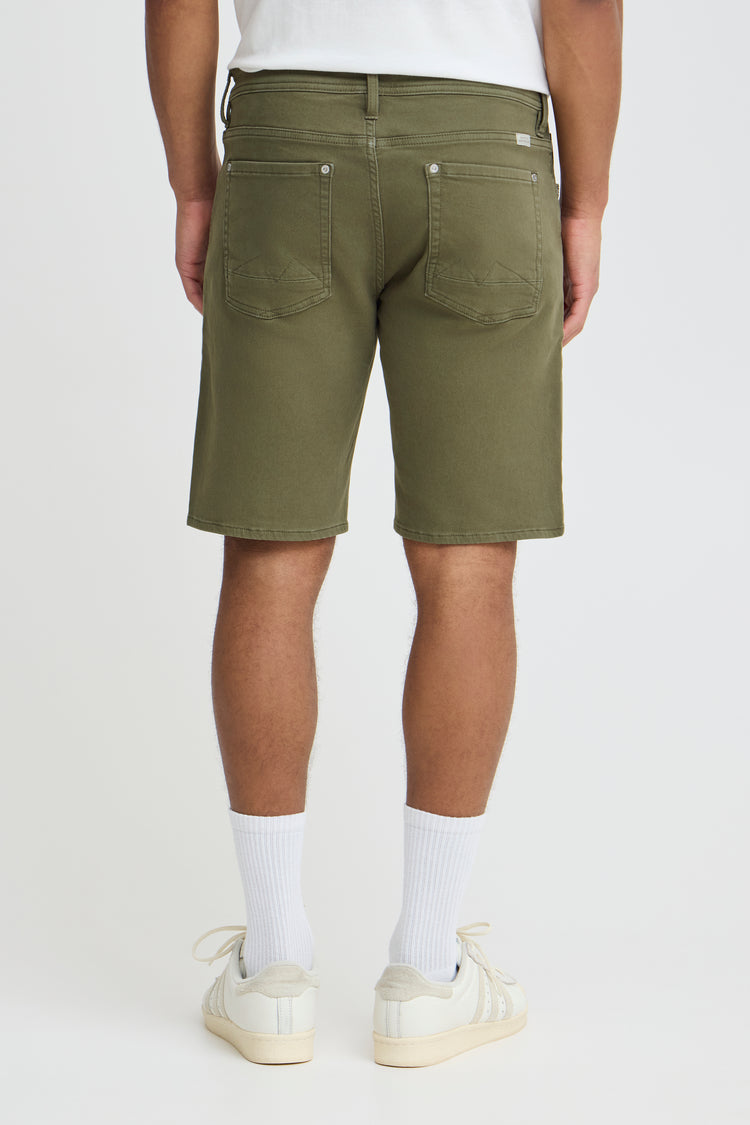Blend White Twister Denim Shorts