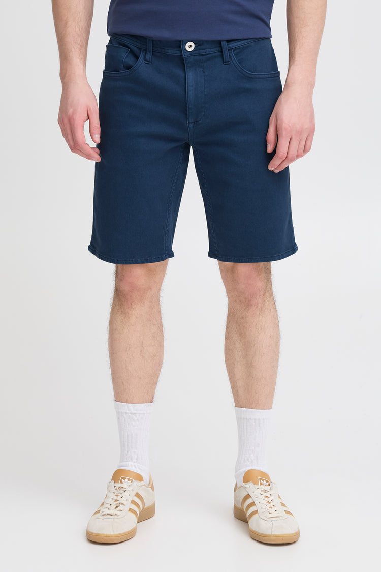 Blend White Twister Denim Shorts