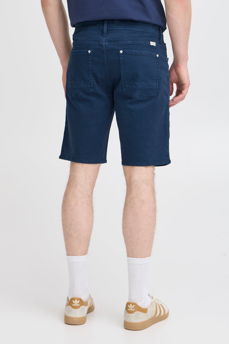 Blend White Twister Denim Shorts