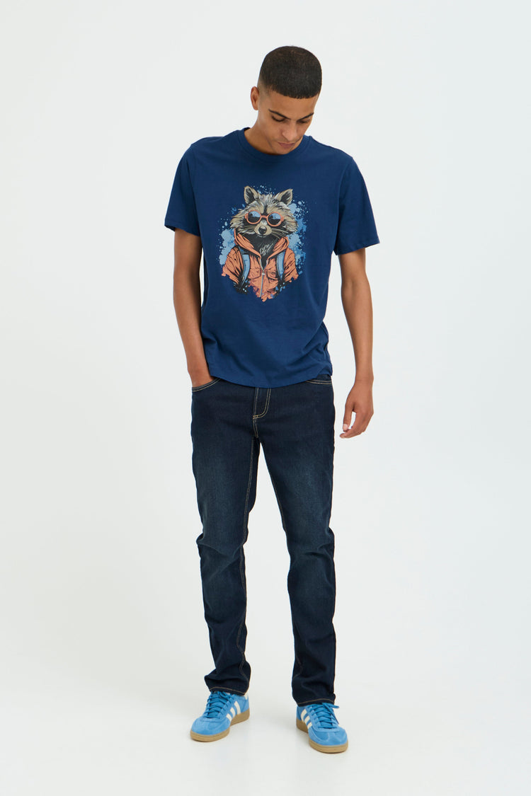 Blend Blue Graphic Tee
