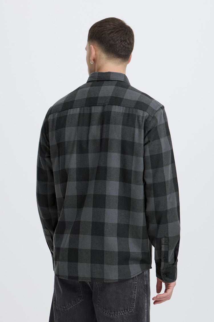 Blend Black Plaid Shirt