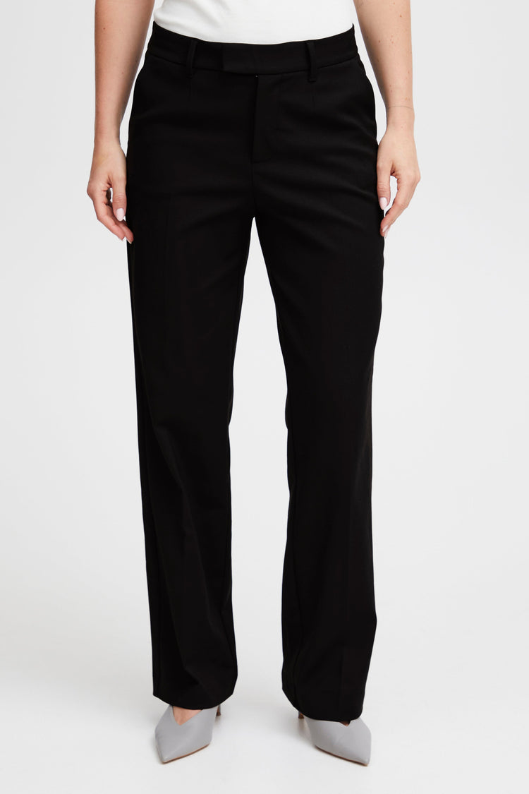 Pulz Bindy High Waist Wide Leg Pant