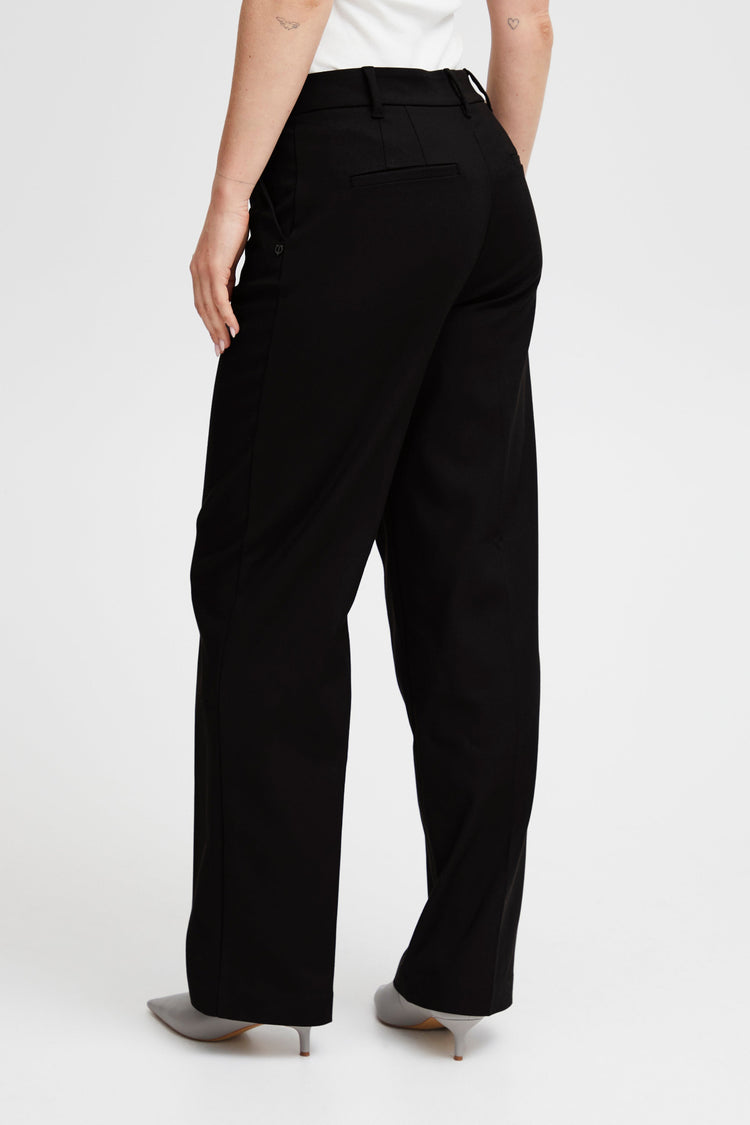 Pulz Bindy High Waist Wide Leg Pant