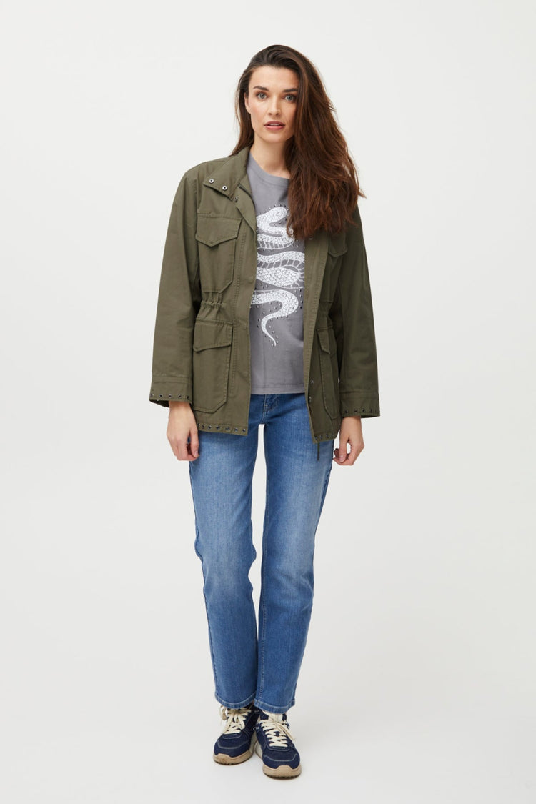 Pulz Khaki Odett Jacket