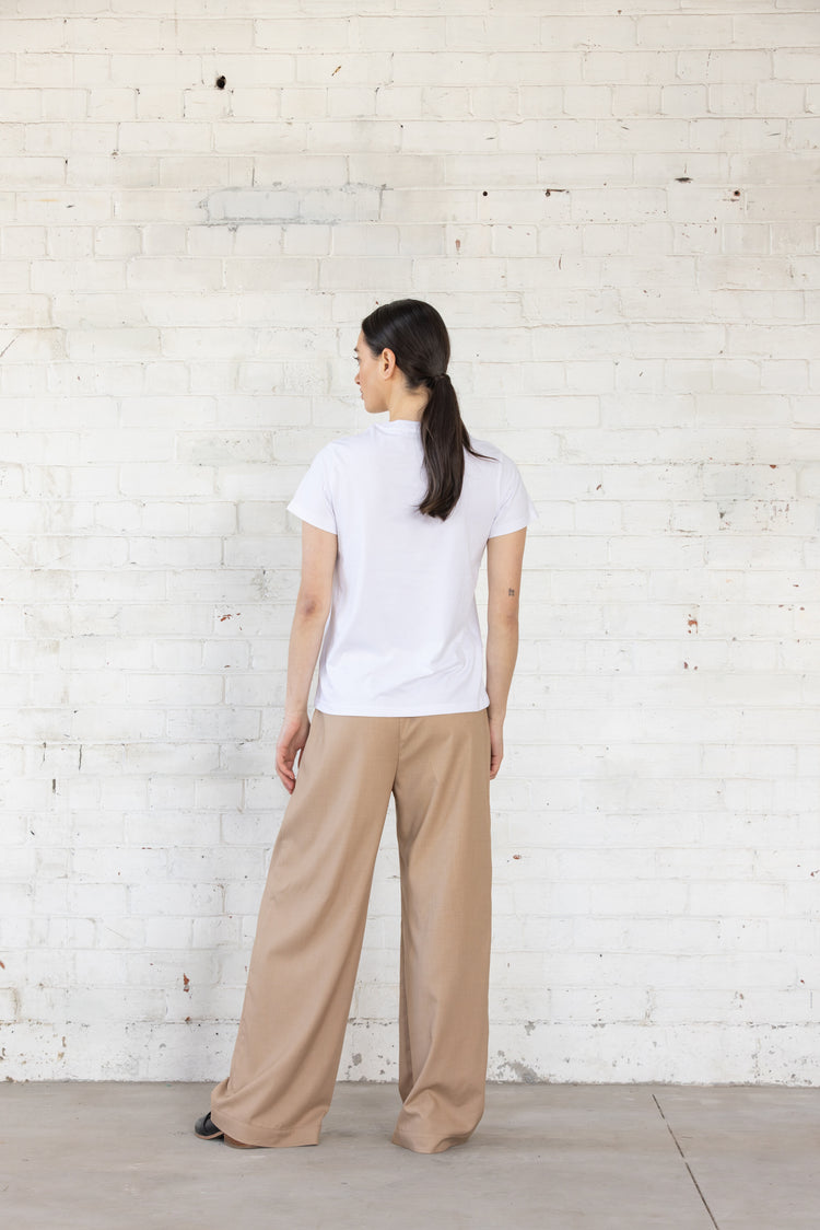 Dressed White Abstract T-Shirt