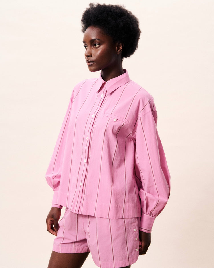 FRNCH Nazare Shirt | Violine (pink)