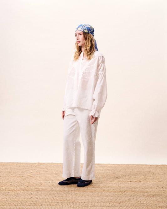 FRNCH Brielle Blouse - white