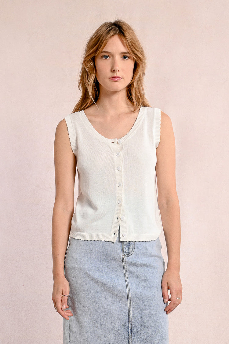 Molly Bracken Sleeveless Cardigan
