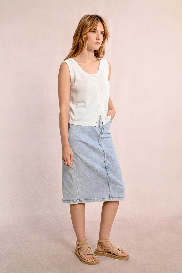 Molly Bracken Sleeveless Cardigan