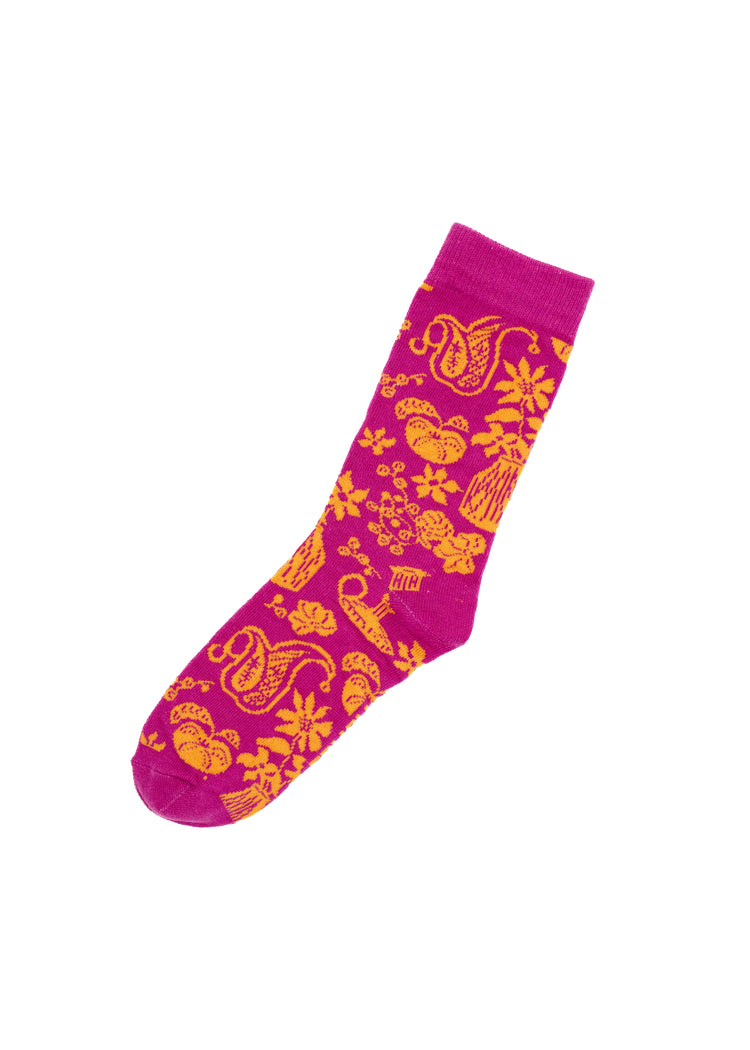 FRNCH Pink Ivete 3 Pack Sock