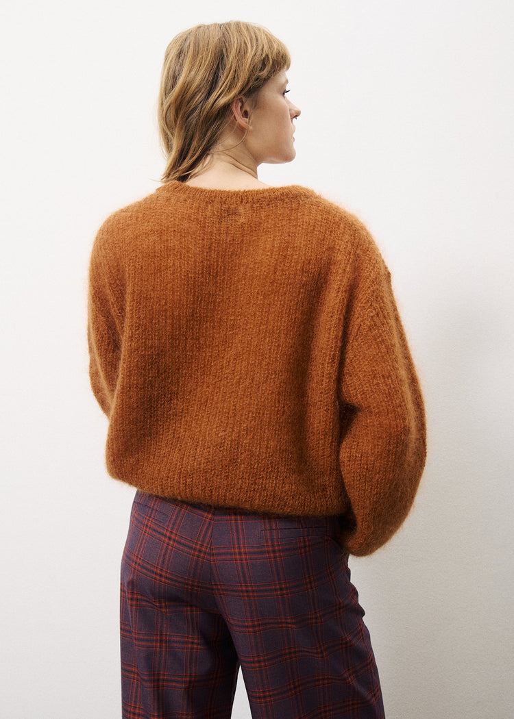 FRNCH Brown Patsy Sweater