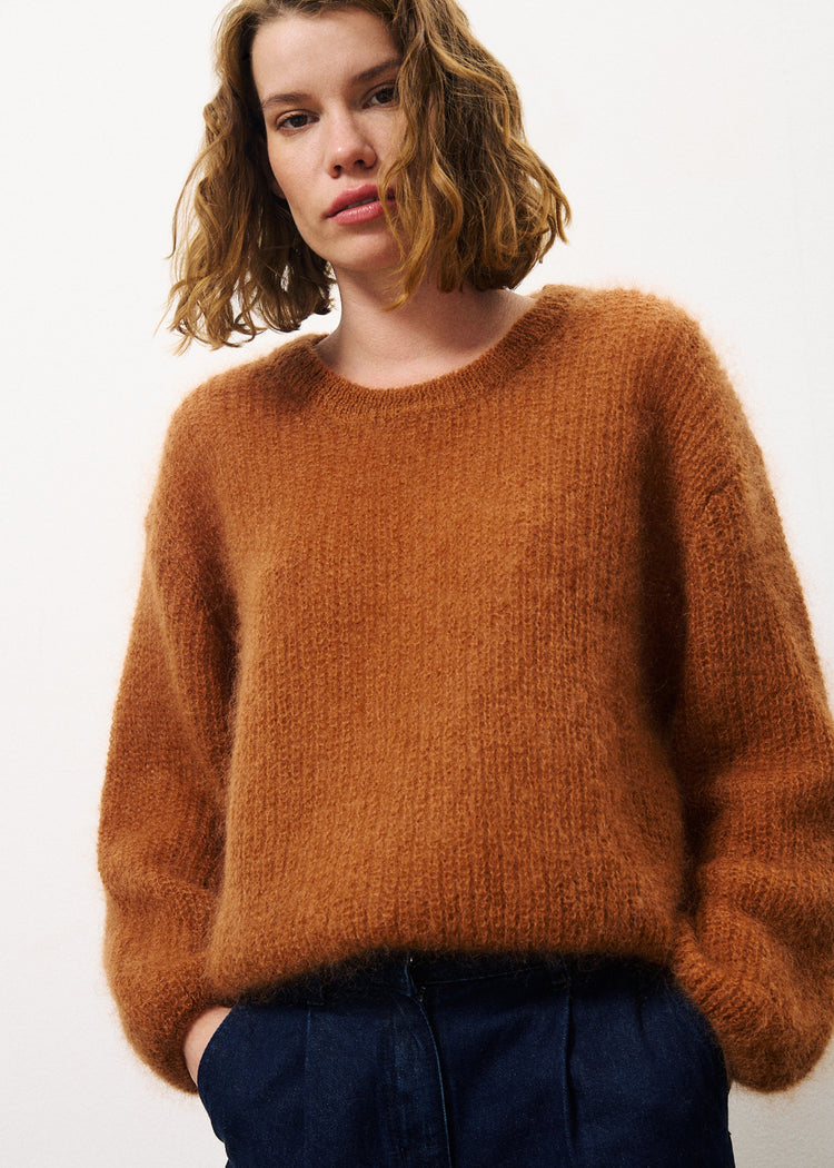 FRNCH Brown Patsy Sweater