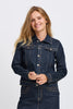 Pulz Katja Denim Jacket | Un-washed Denim