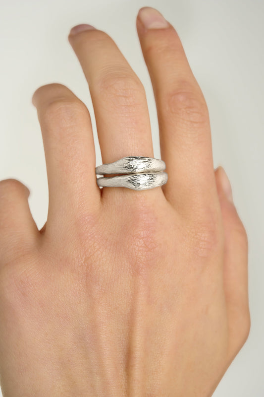 Tutti Ashen Ring Set | Silver