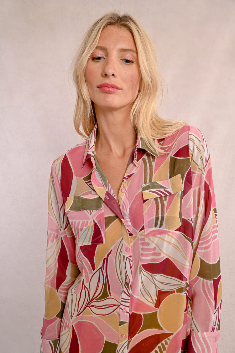 Molly Bracken Pink Shirt
