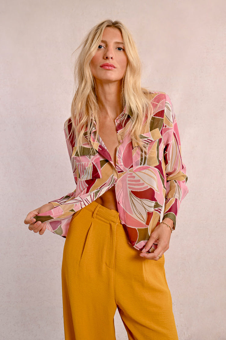 Molly Bracken Pink Shirt