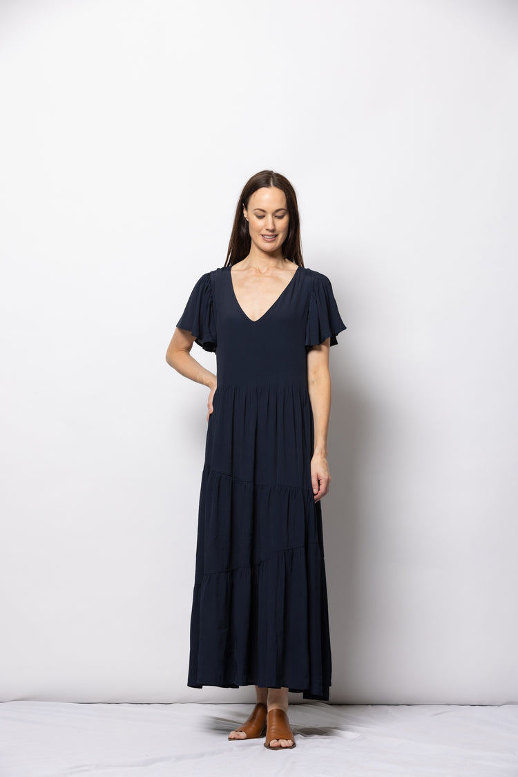 Dressed Ivy Maxi Dress | Navy