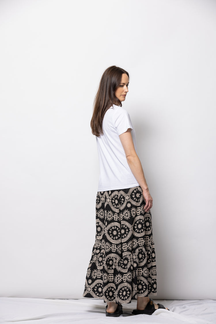 Dressed Heart Print T-Shirt | White