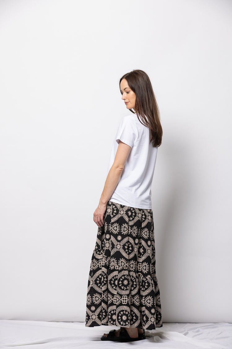 Dressed Heart Print T-Shirt | White