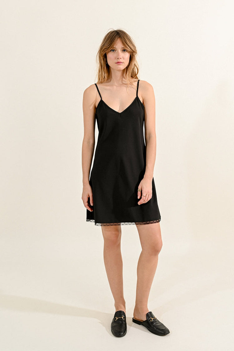 Molly Bracken Black Slip