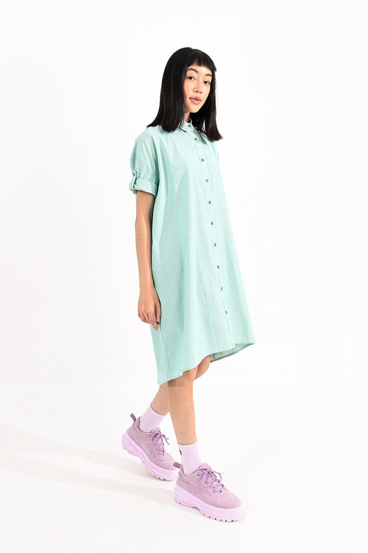 Lili Sidonio Green Shirt Dress/Tunic