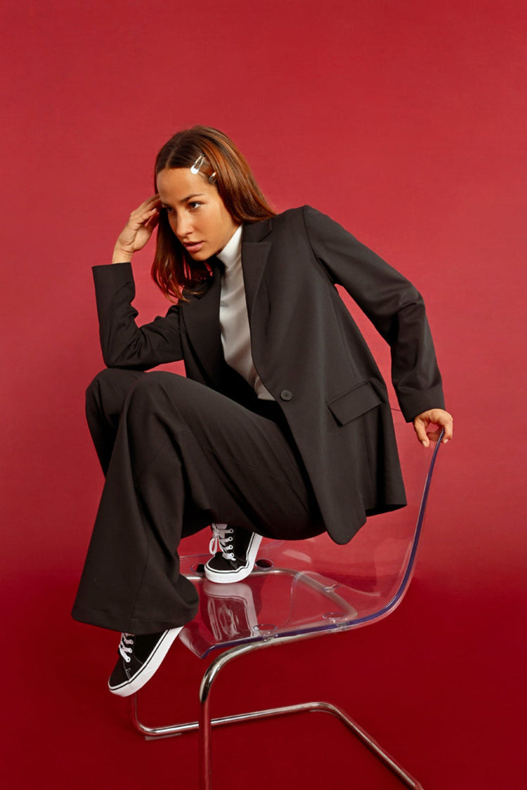 Lili Sidonio Woven Blazer
