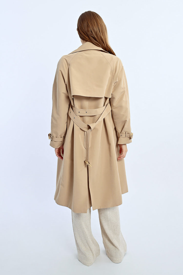 Lili Sidonio Woven Trench