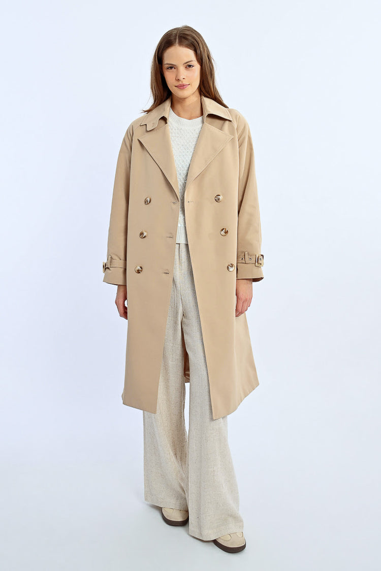 Lili Sidonio Woven Trench