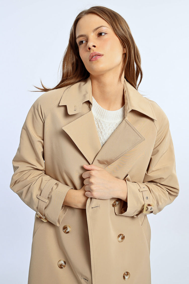 Lili Sidonio Woven Trench