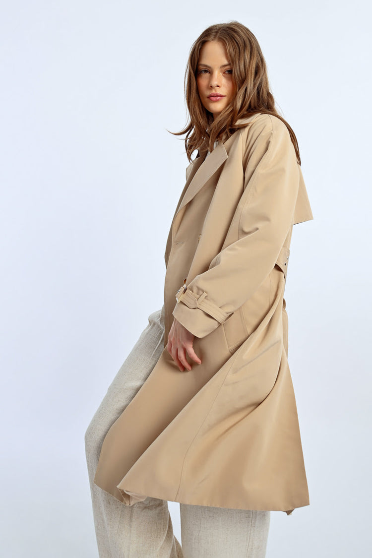 Lili Sidonio Woven Trench
