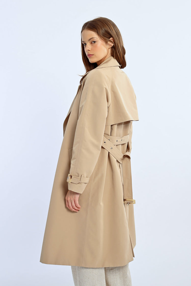 Lili Sidonio Woven Trench