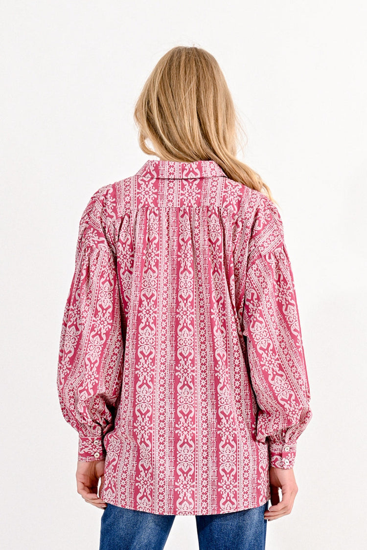 Molly Bracken Pink Print Shirt