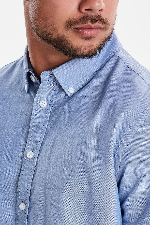 Blend Nail Oxford Shirt - Marina Blue