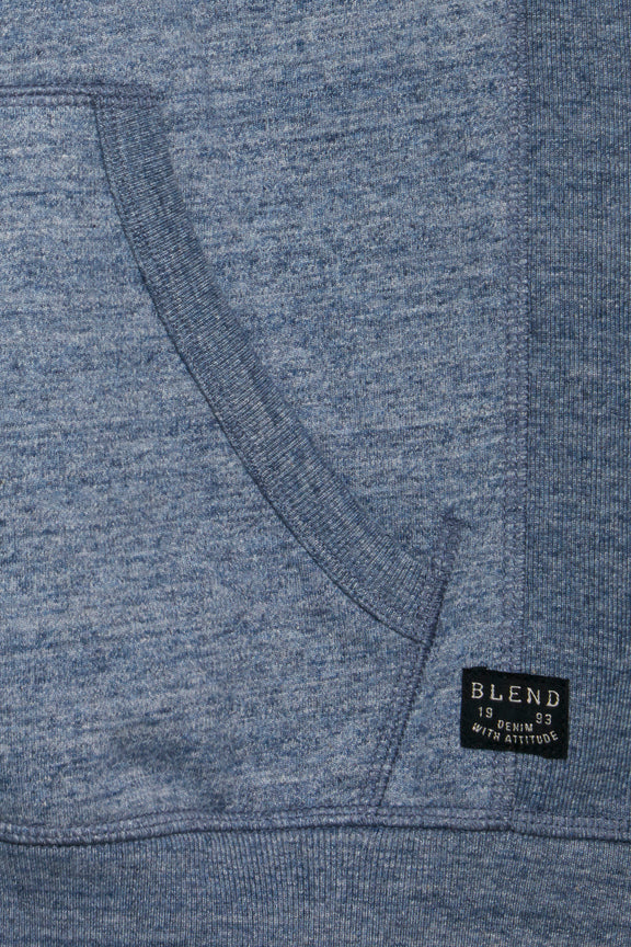 Blend Hooded Zip-Up Sweatshirt