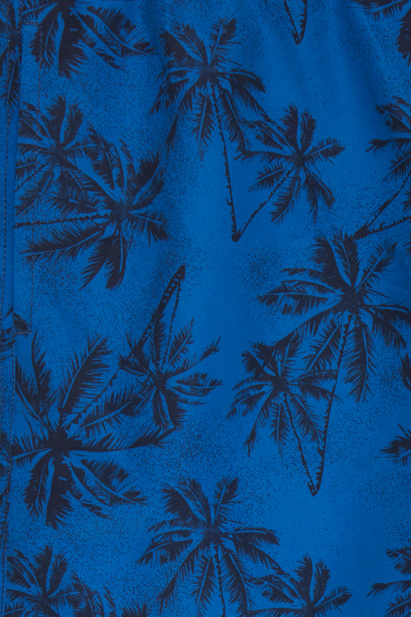 Blend Electric Blue Printed Swim Shorts