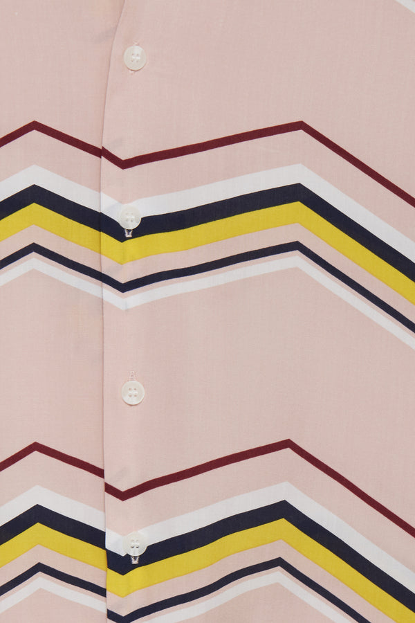 Blend Zig Zag Striped Festival Shirt
