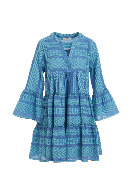 Devotion Twins B.Blue/Blue Short Ella Dress