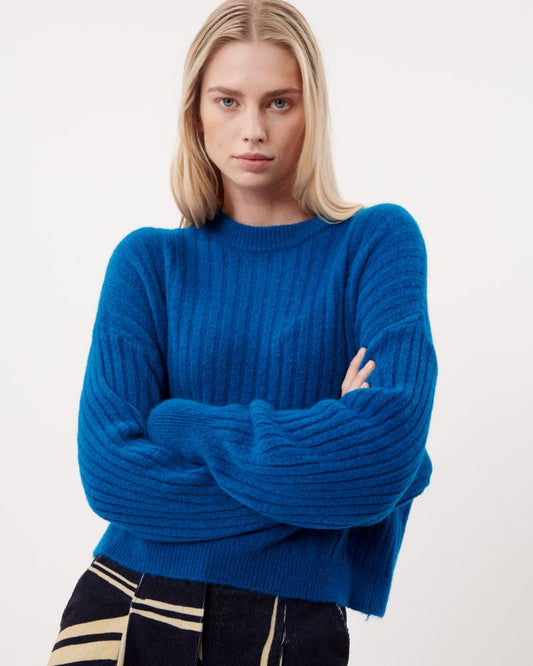 FRNCH Naicha Sweater - Denim Blue