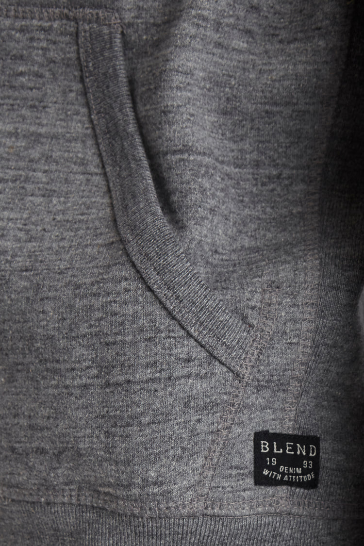 Blend Hooded Zip-Up Sweatshirt