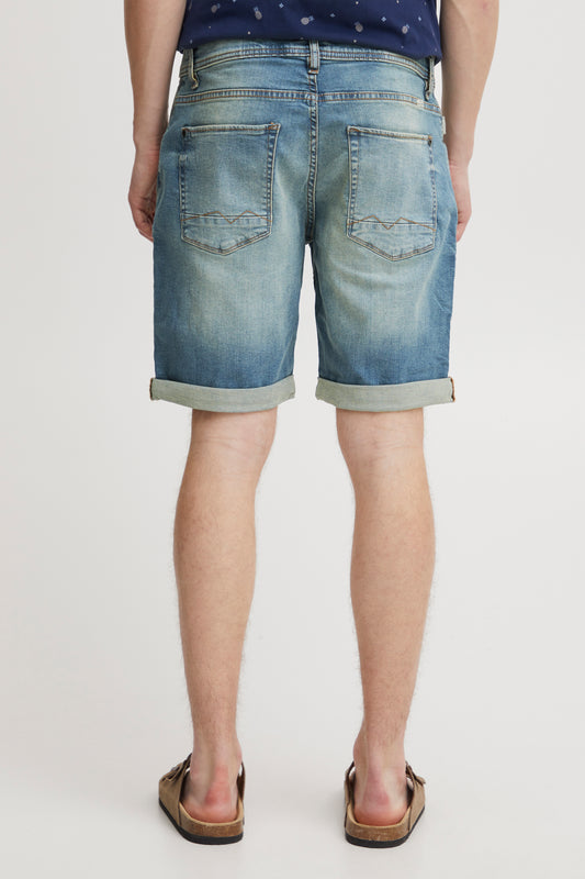 Blend Middle Blue Stretch Denim Shorts