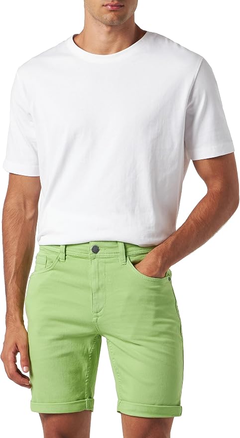 Blend He Jogg Denim Shorts | Bright Lime Green