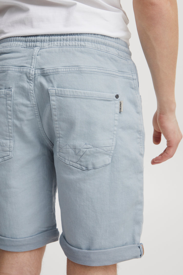 Blend Blue Stretch Denim Shorts