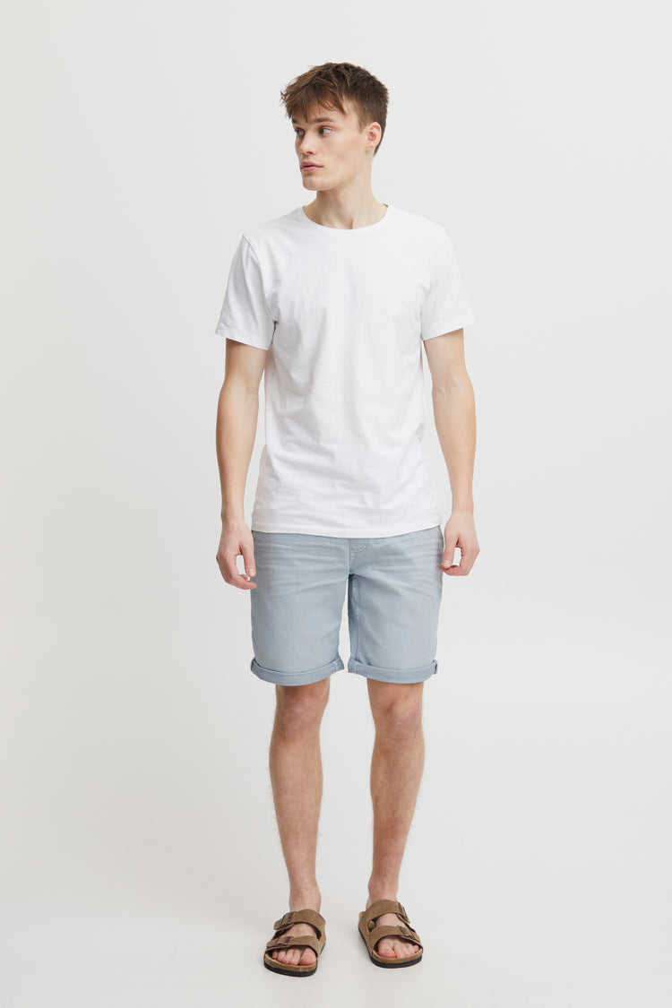 Blend Blue Stretch Denim Shorts