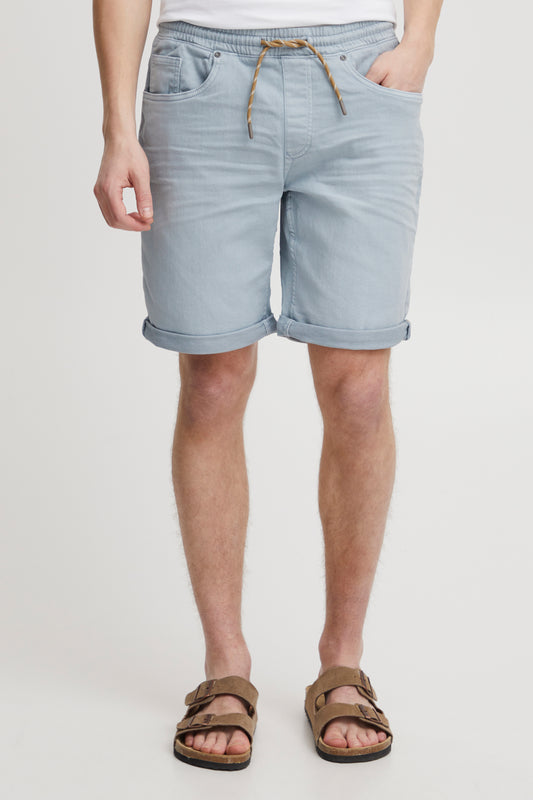 Blend Blue Stretch Denim Shorts