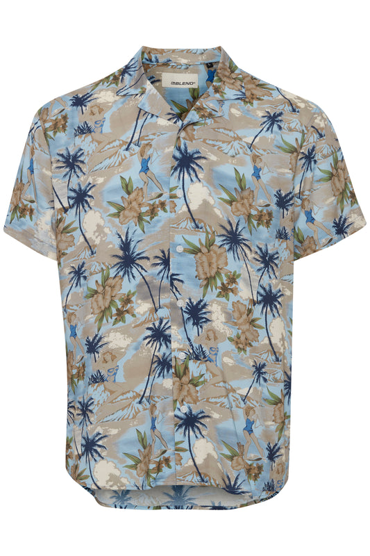 Blend Tropical Short Sleeved Shirt