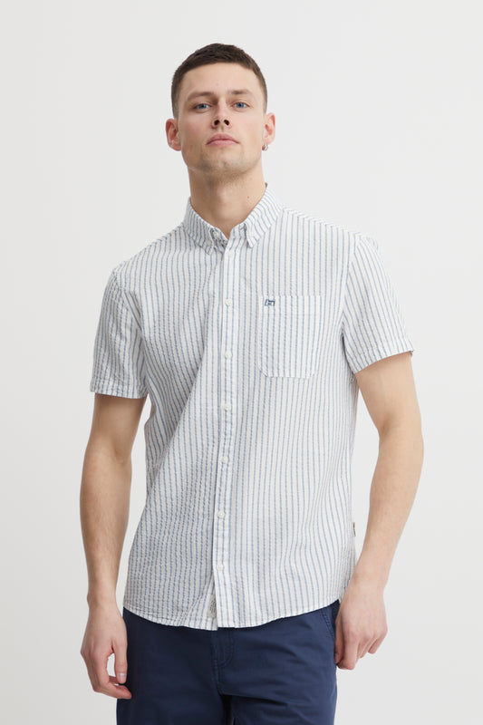 Blend Striped Short Sleeved Shirt