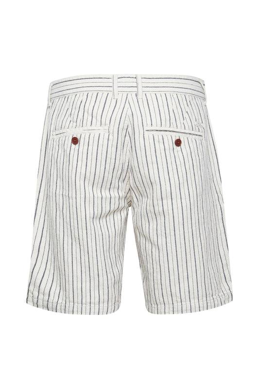 Blend Summer White Striped Shorts