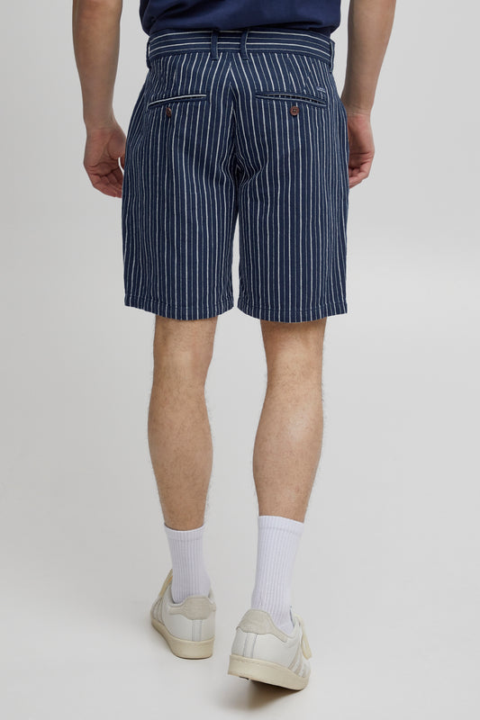 Blend Navy Striped Shorts