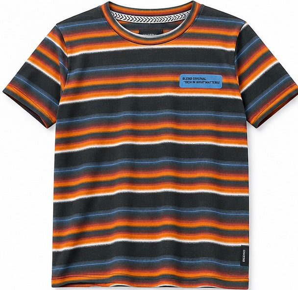 Blend He Striped Tee - Rosin